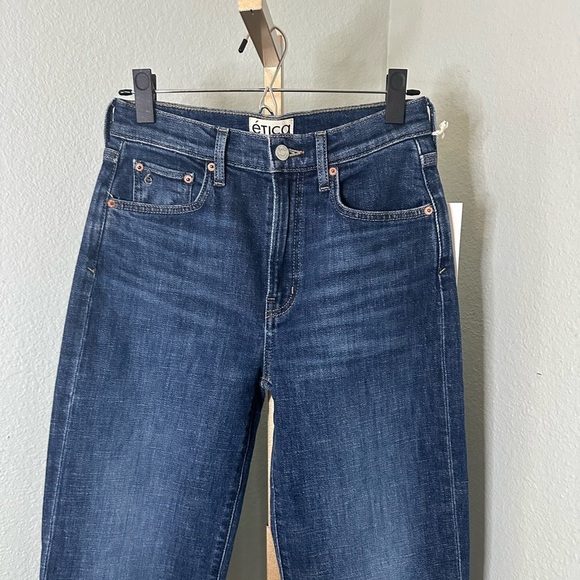 Etica | Tyler Vintage Straight Jeans in Chrome Diopside - Picture 6 of 11